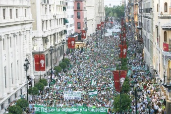 Manifestación Betis